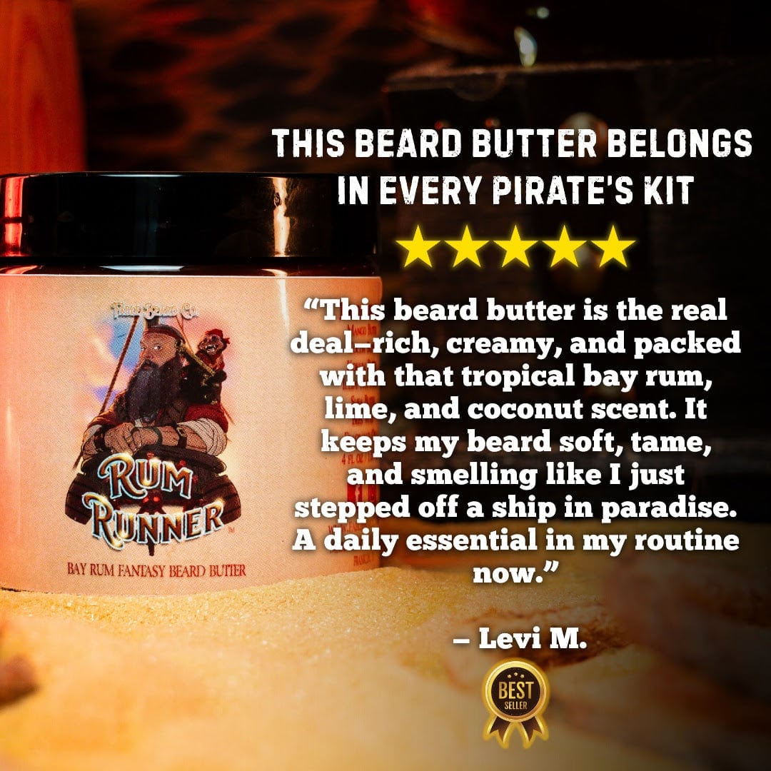 Rum Runner - Beard Butter - Bay Rum Spices, Tahitian Lime, Fresh Coconut