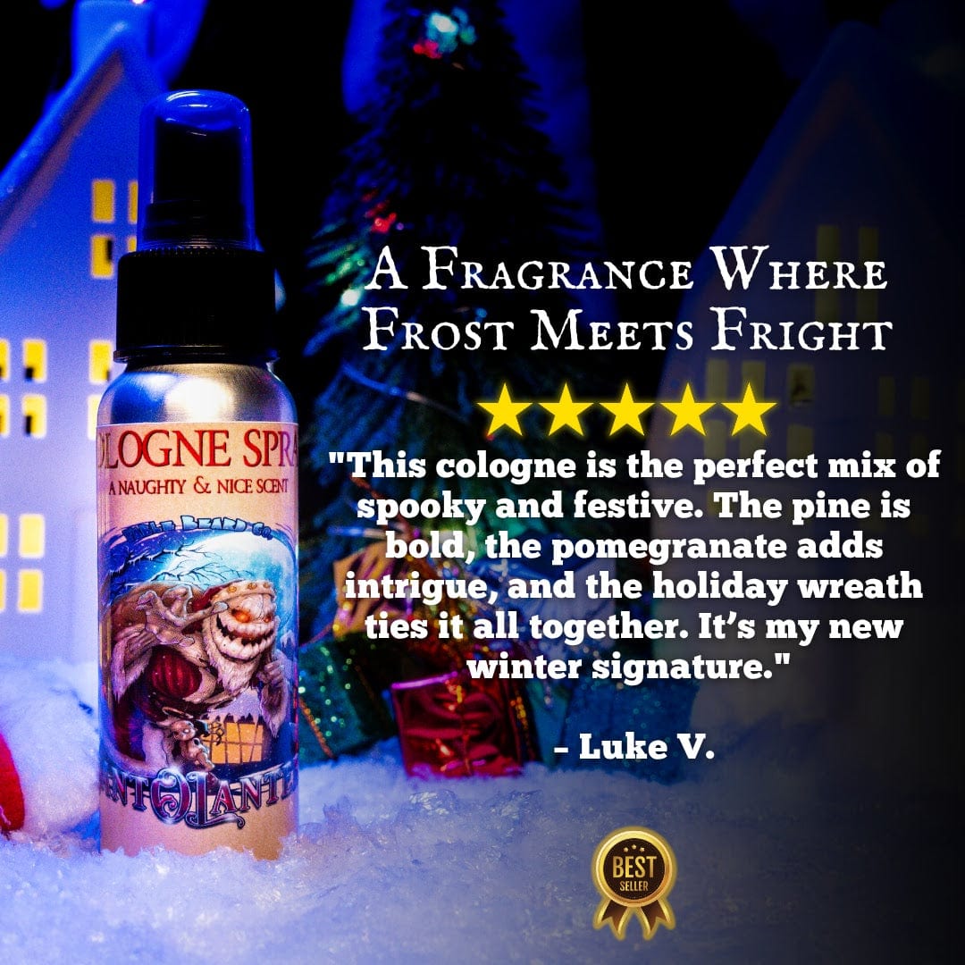 Sant-O-Lantern - Cologne - Christmas Pine, Cold Winter Night, Sneaky Pomegranate, & Spooky Holiday Wreath