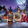 Sant-O-Lantern - Beard Oil & Balm Kit - Christmas Pine, Cold Winter Night, Sneaky Pomegranate, & Spooky Holiday Wreath