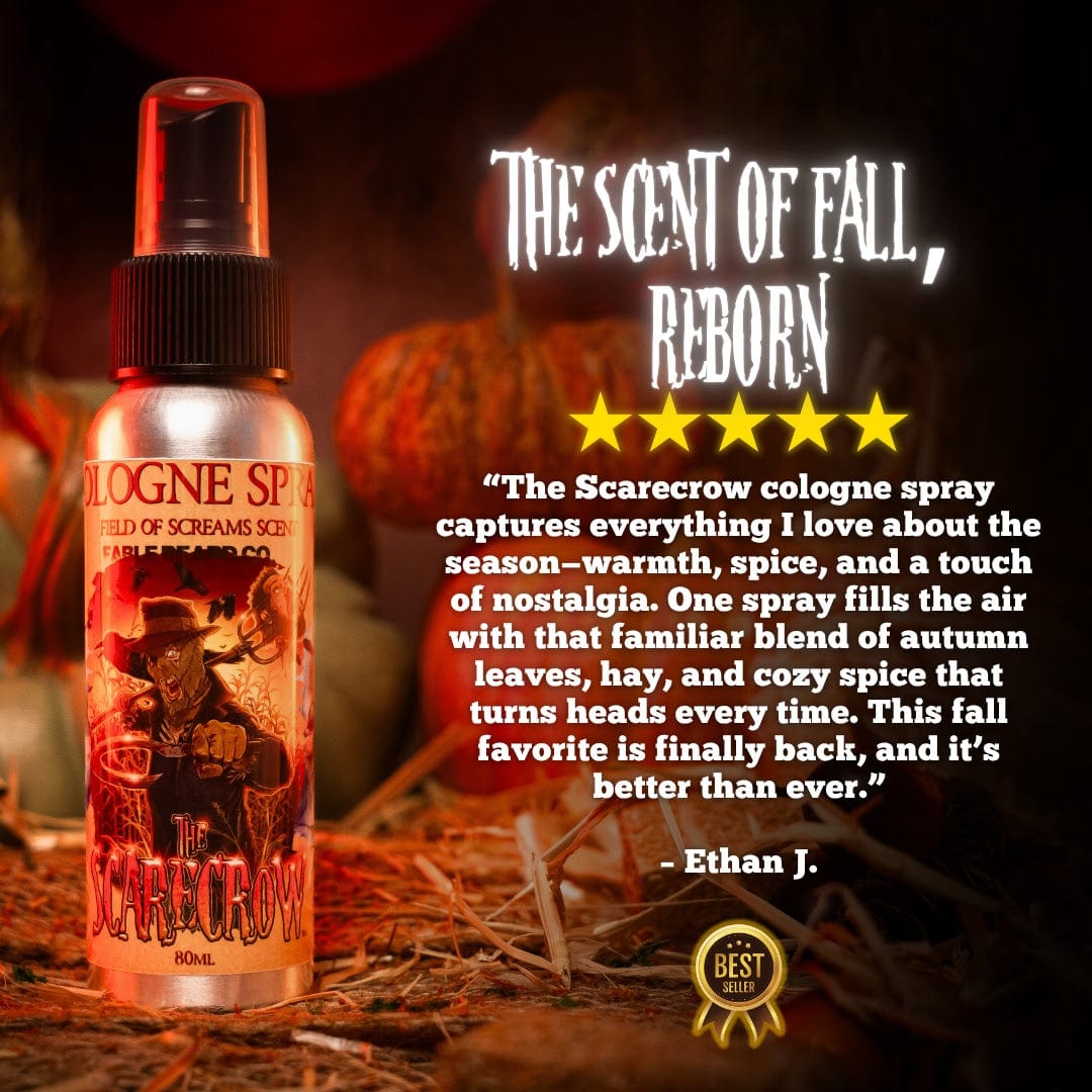 The Scarecrow - Cologne - Warm Pumpkin Spice, Withered Hay Fields, and Fall Leaves