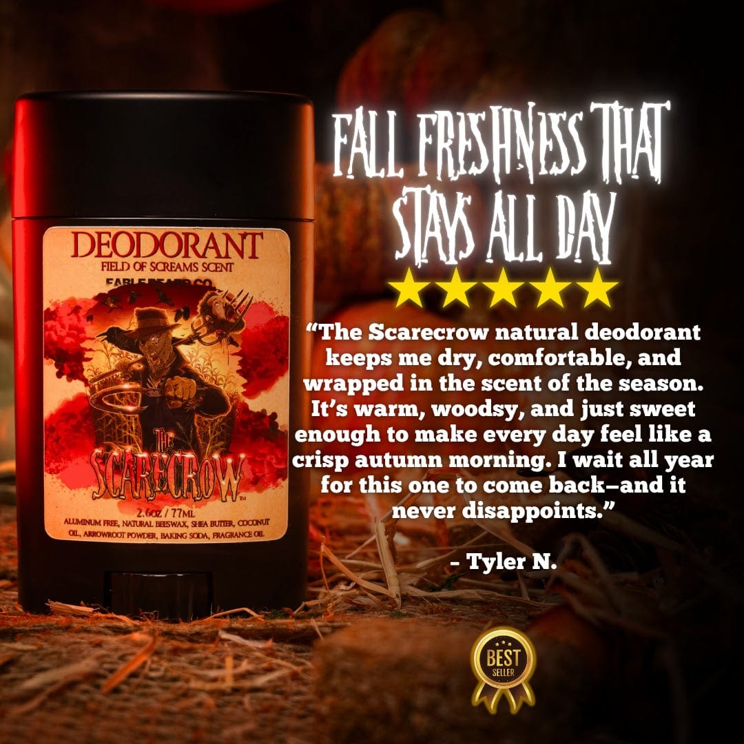 The Scarecrow - Deodorant - Warm Pumpkin Spice, Withered Hay Fields, and Fall Leaves