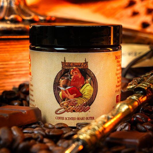 The Scribe - Beard Butter - Coffee Beans, Dark Chocolate, Dark Espresso, Frothy Latte