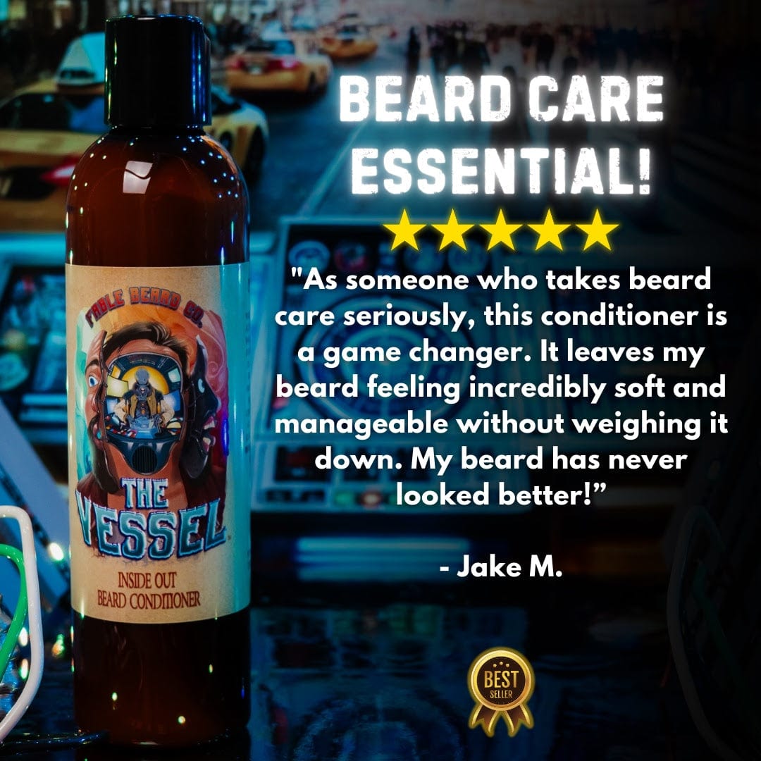 The Vessel - Beard Conditioner - White Amber, Sundrenched Green Apples, Transcendent Oakmoss