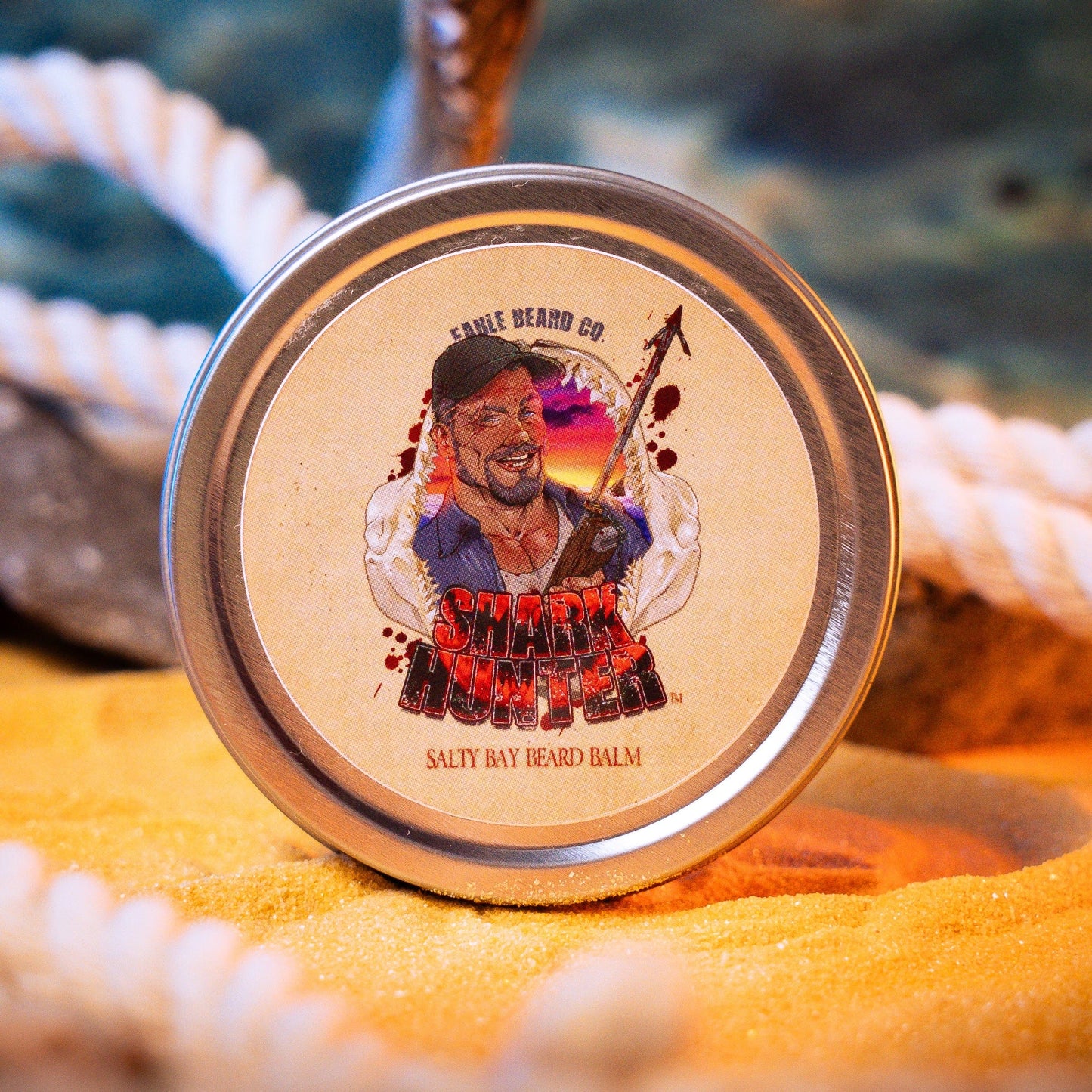 The Shark Hunter - Beard Balm - Succulent Island Pineapple, Toasted Coconut Husk, Pinewood Essence