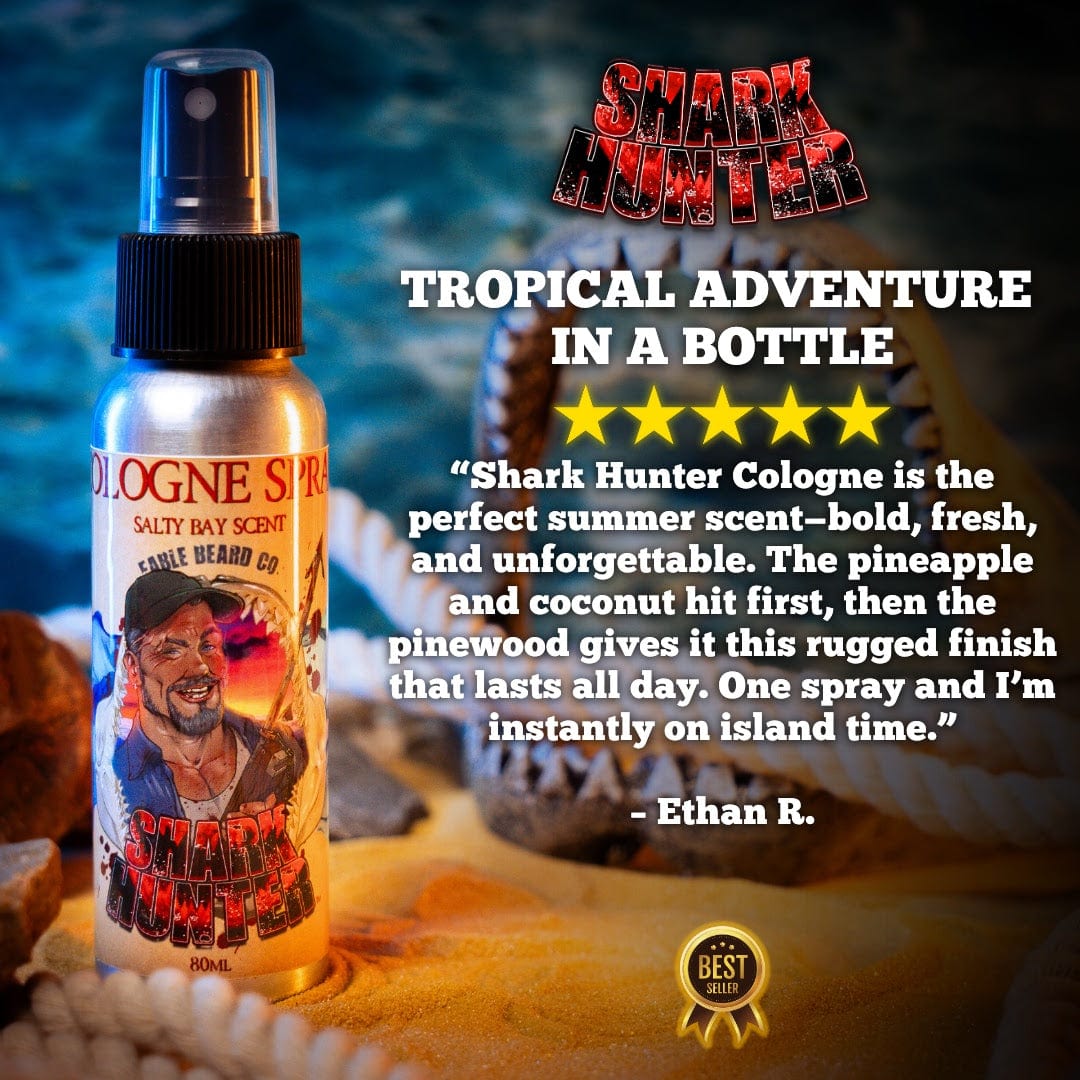 The Shark Hunter - Cologne - Succulent Island Pineapple, Toasted Coconut Husk, Pinewood Essence