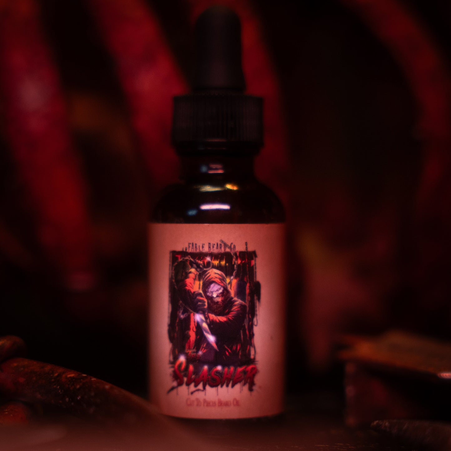 The Slasher - Beard Oil - Spiced Rum Cake, Smoldering Citrus, Splintered Wood and Sinister Cinnamon