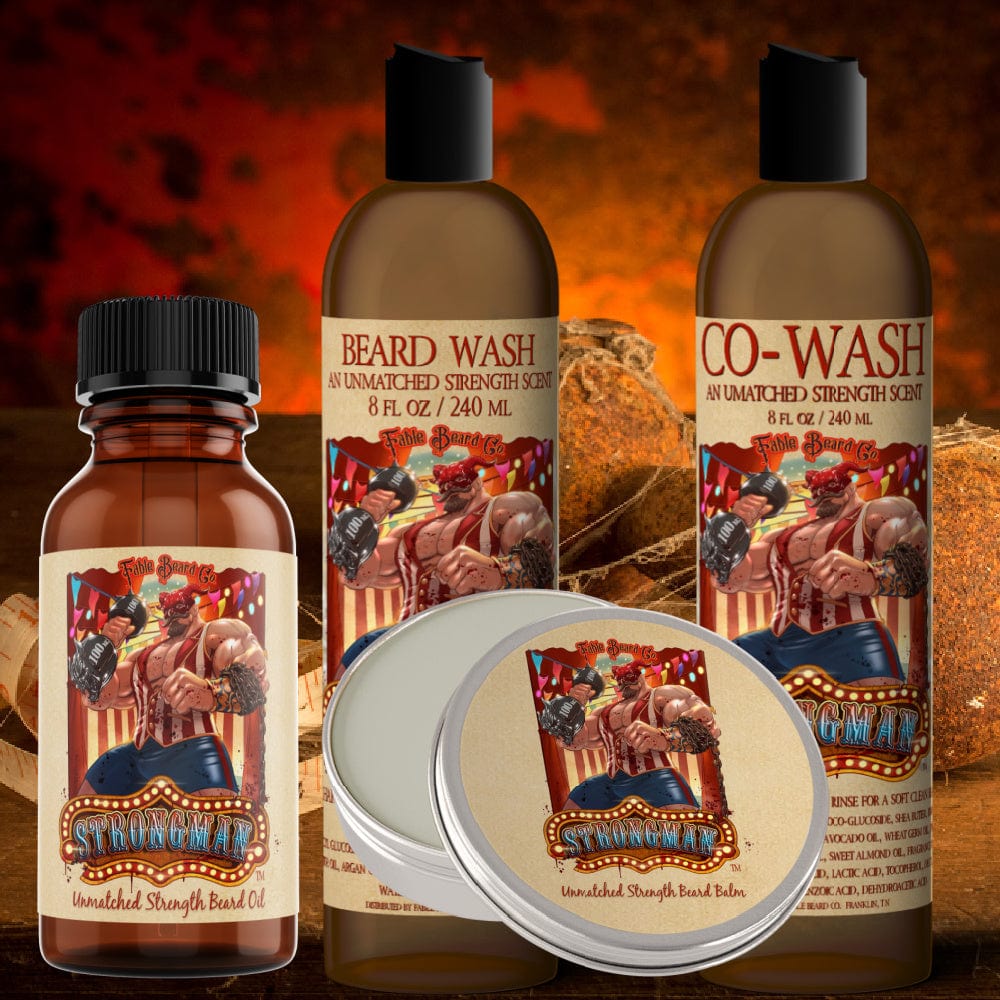 The Strongman - Colossal Cinnamon Leather Complete Balm Kit