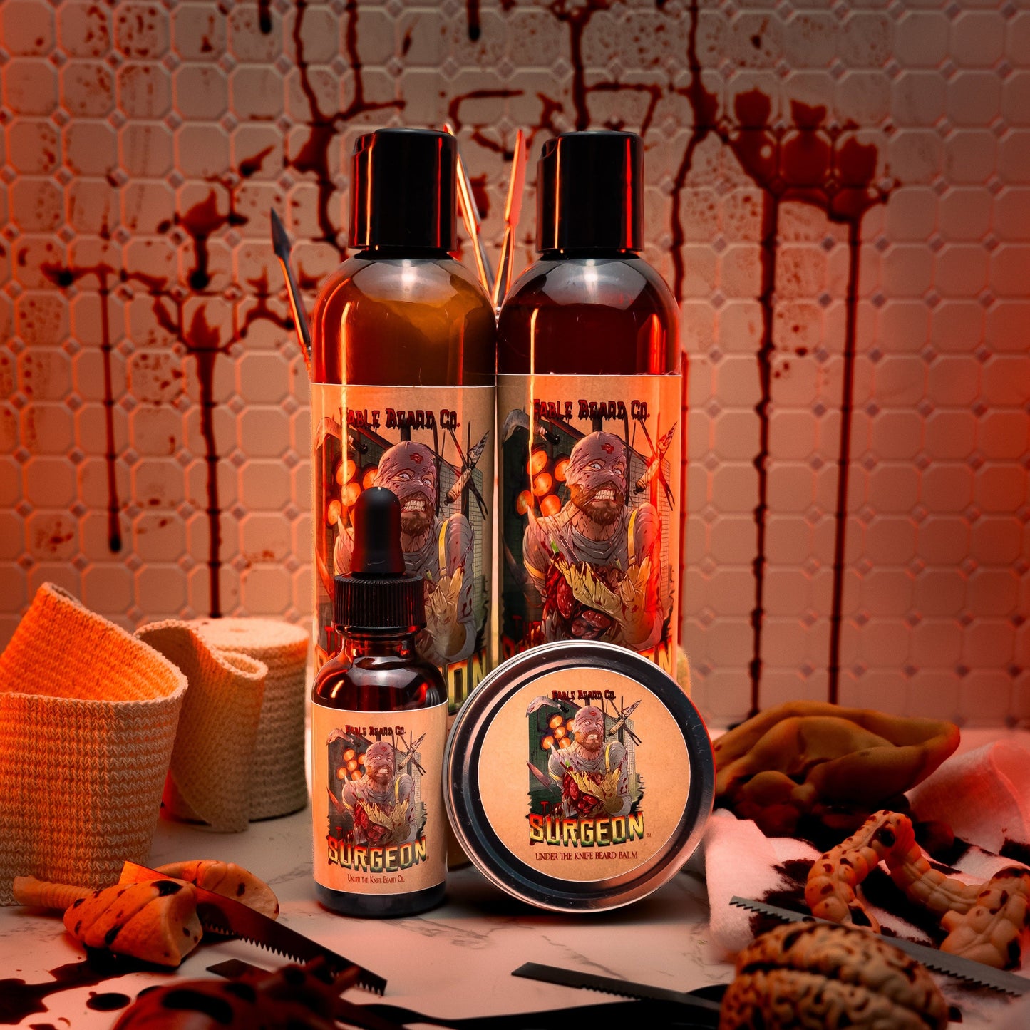 The Surgeon - Complete Balm Kit - Black Tea Leaves, Sterile Lemon Tincture, Cursed Amberwood