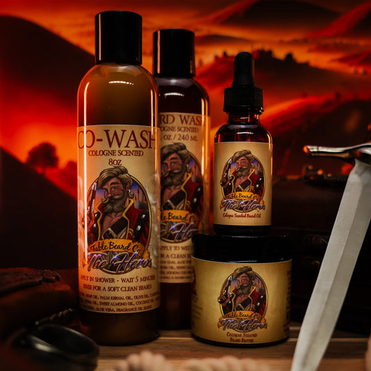 The Hero - Complete Butter Kit - Warm Tobacco, Light Cologne, & Mystical Amber