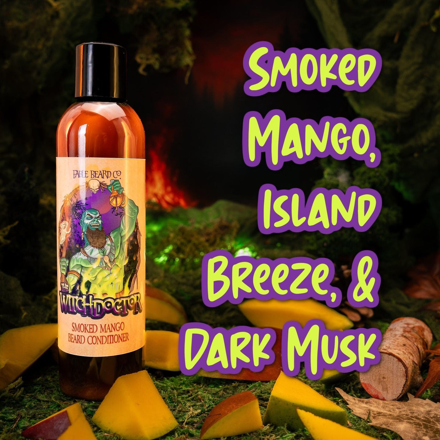The Witch Doctor - Beard Conditioner - Smoked Mango, Island Breeze, Dark Musk