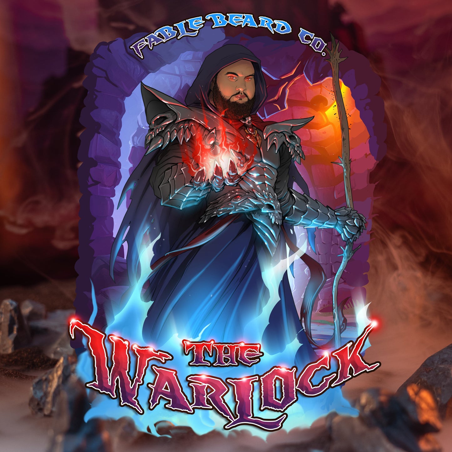 The Warlock - Beard Oil & Butter Kit - Dark Tobacco, Brown Ale, Citrus Spark, and Cherry Mist