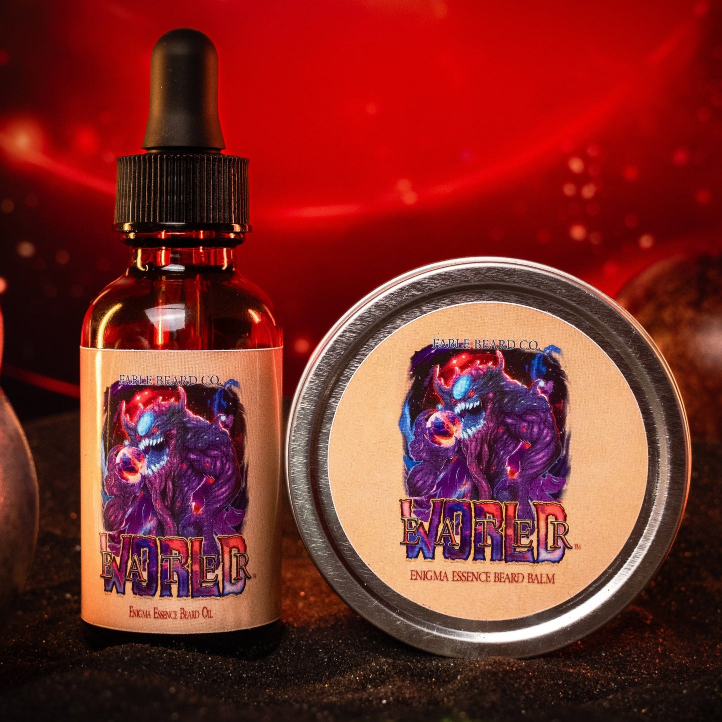 World Eater - Beard Oil & Balm Kit - Earthy Vanilla Ice Cream, Tangy Orange Sherbet, and Enigmatic Etrog