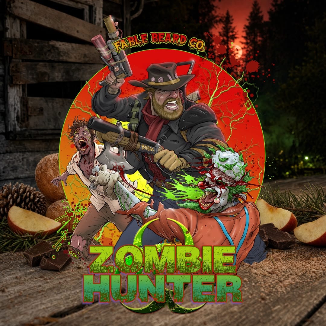 Zombie Hunter character art, Fable Beard Co.