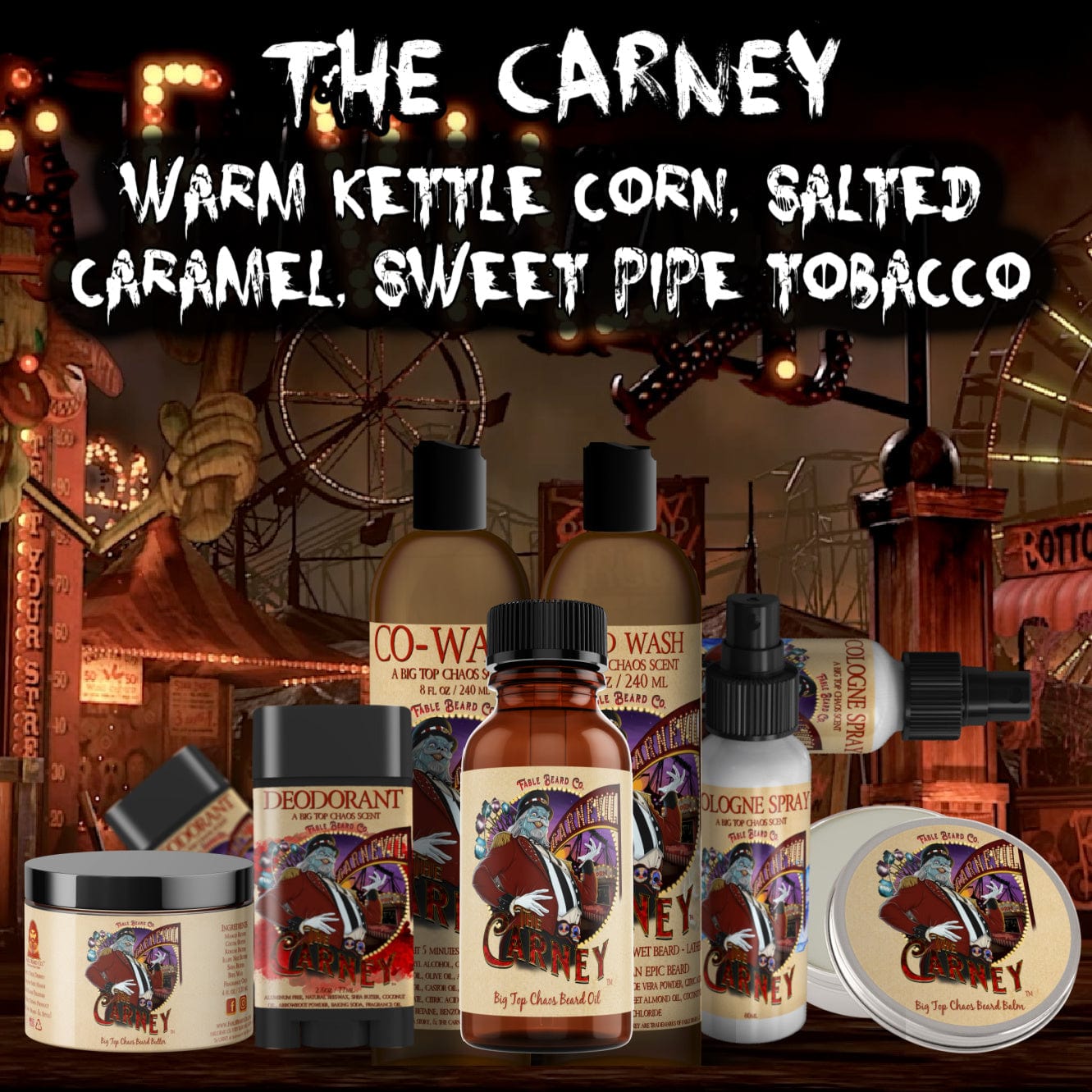 The Carney - Warm Kettle Corn & Sweet Pipe Tobacco Ultimate Bundle