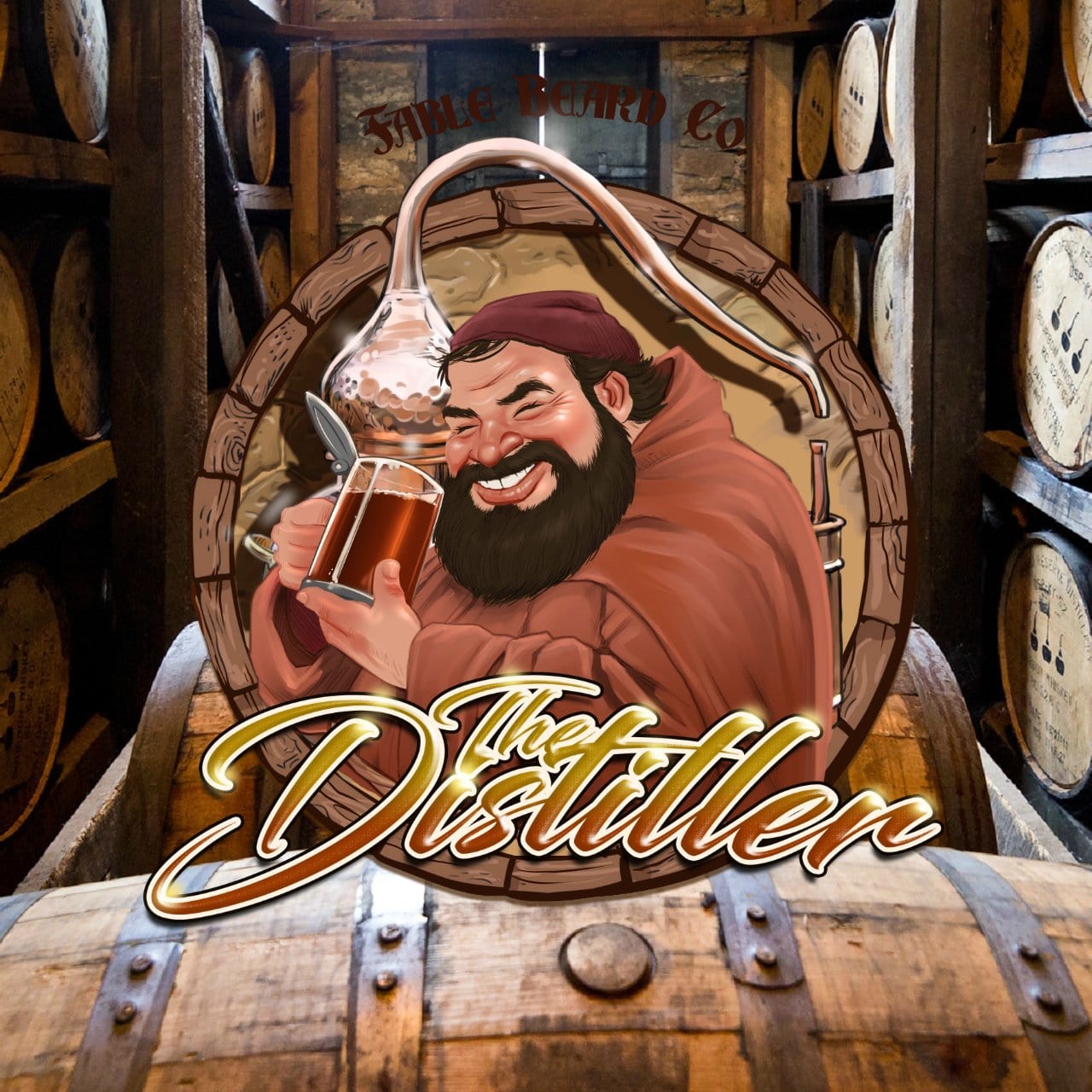The Distiller - Beard Wash - Mulled Spices, Aged Bourbon, and Deep Barrel Woods