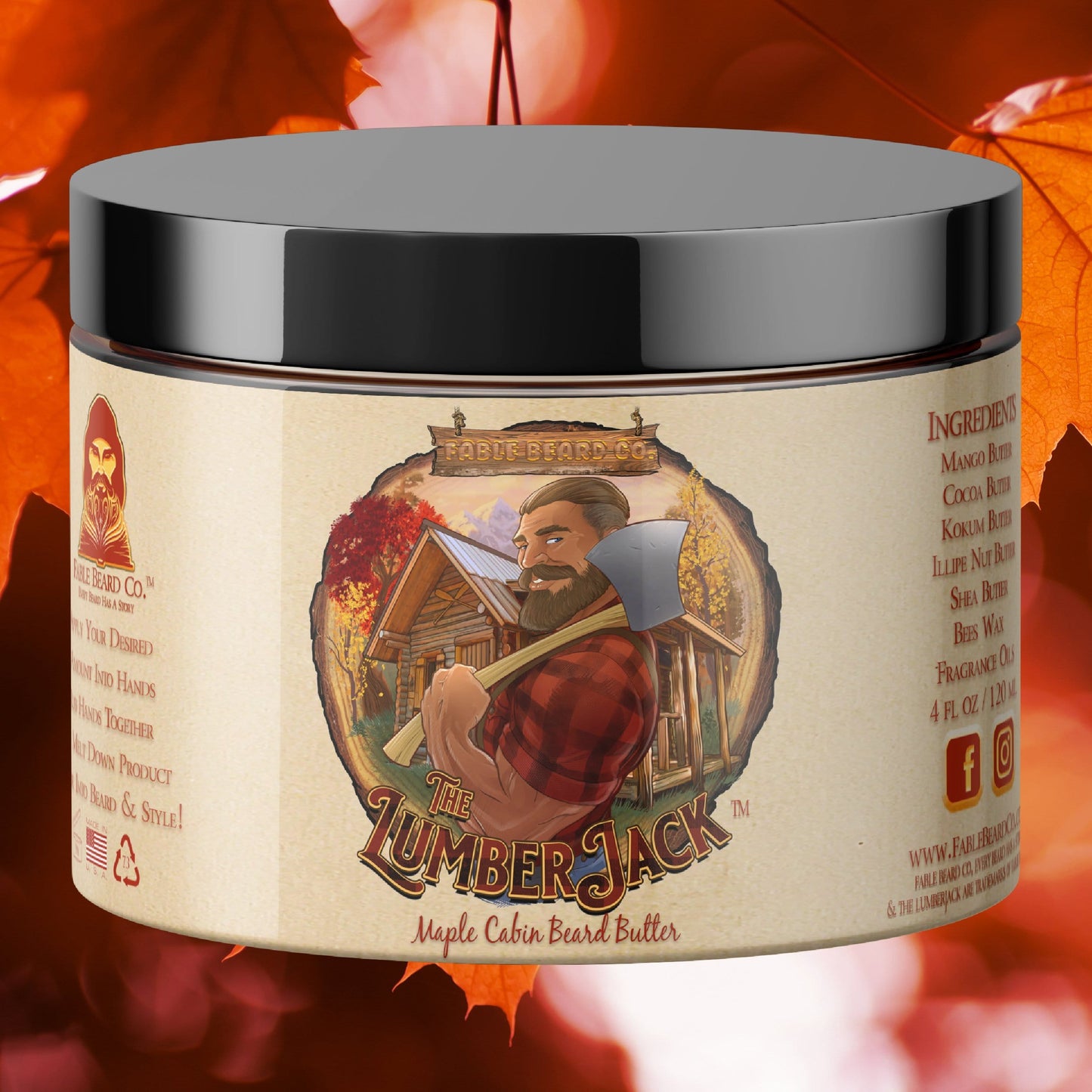 The Lumberjack - Maple Cabin Beard Butter
