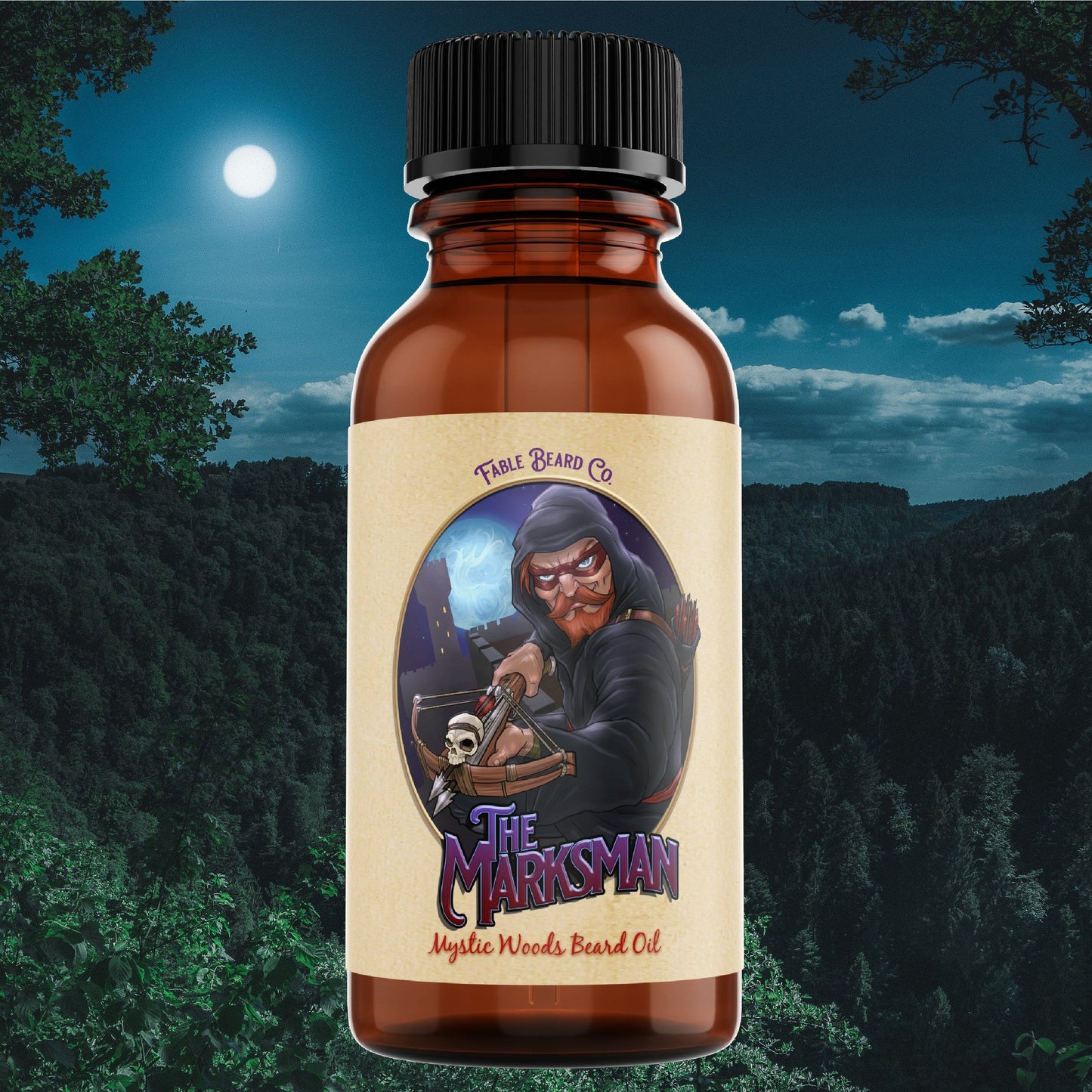 The Marksman - Beard Oil - Crisp Pine, Warm Cedar, Fresh Sandalwood, Soft Mosses, and Mystical Amber
