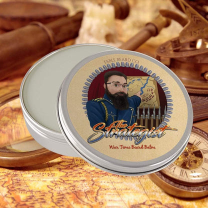 The Strategist - Beard Balm - Fresh Leather, Aged Tobacco, Warm Amber, and Sweet Vanilla
