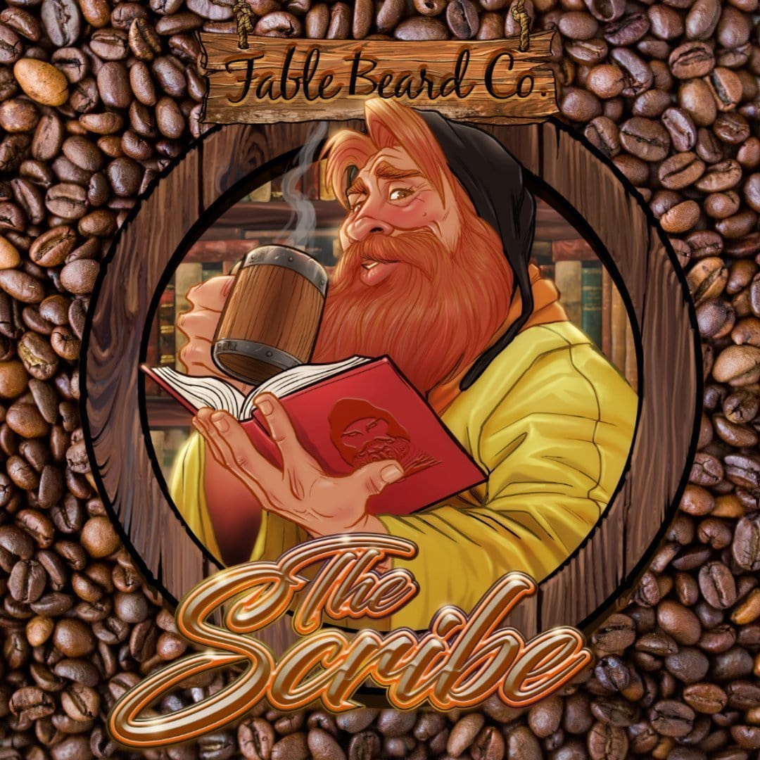 Fable Beard Co. Beard Oil 1oz The Scribe - A Coffee & Chocolate Scented Beard Oil