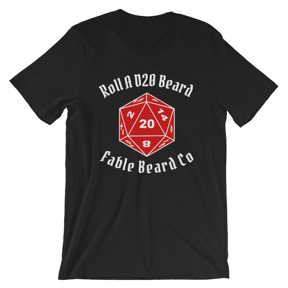 Fable Beard Co. Black / S Roll A D20 Beard T-Shirt