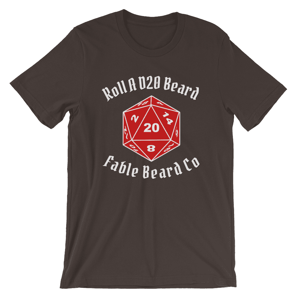 Fable Beard Co. Brown / S Roll A D20 Beard T-Shirt