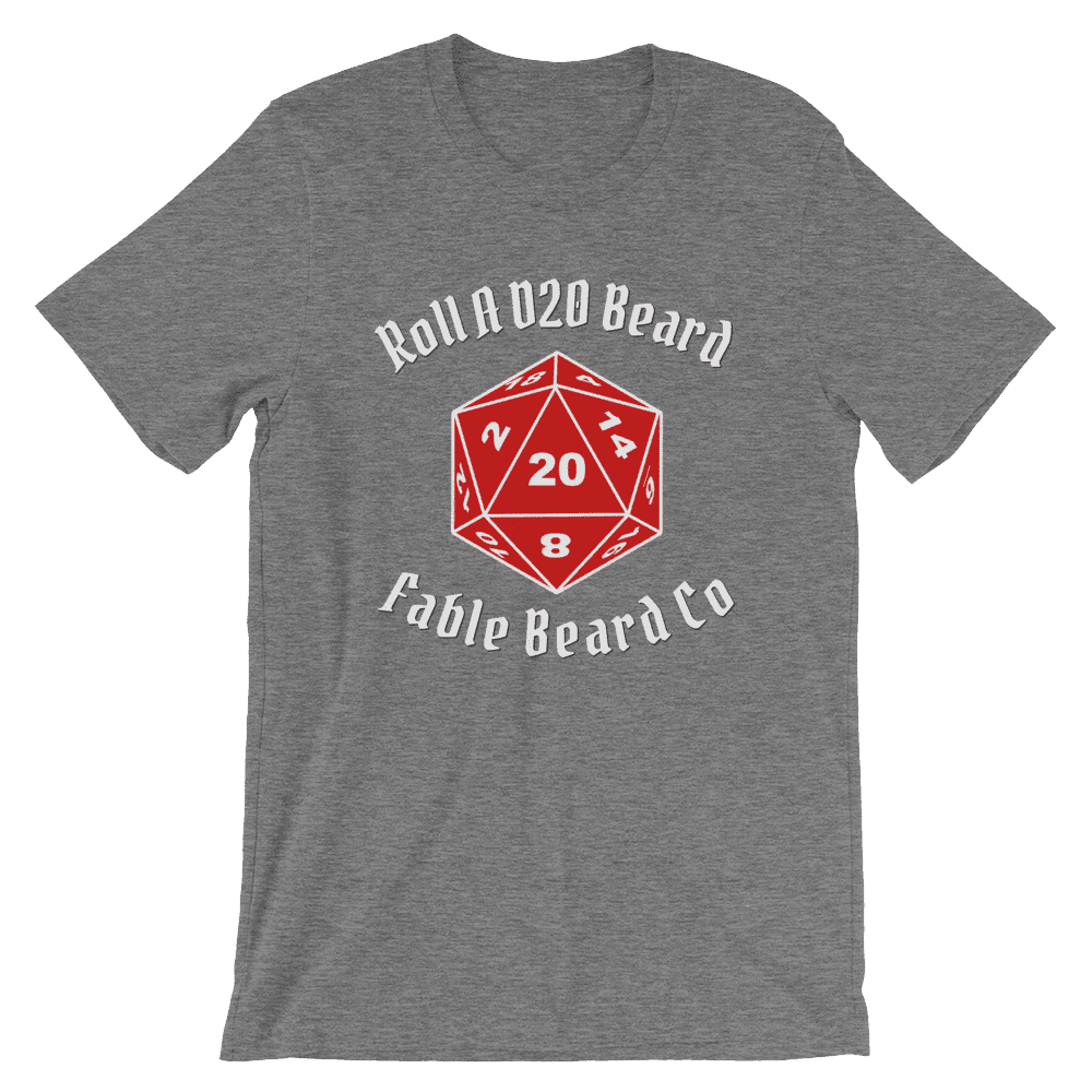 Fable Beard Co. Deep Heather / S Roll A D20 Beard T-Shirt