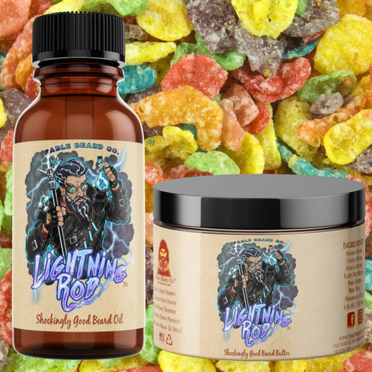 The Lightning Rod - Fruity Cereal Super Hero Beard Oil & Butter Kit