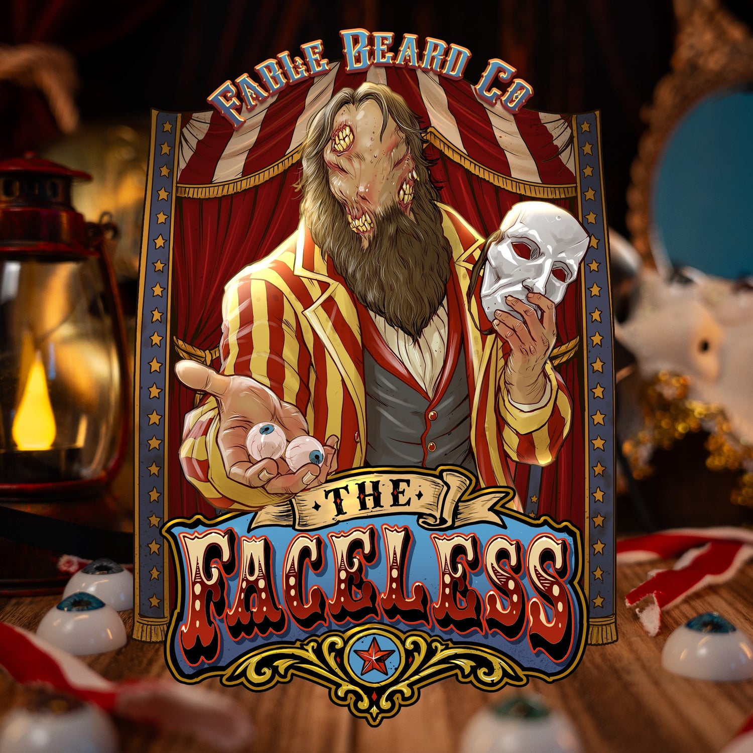 The Faceless - Fireside Cider, Phantom Suede, Velvety Marzipan