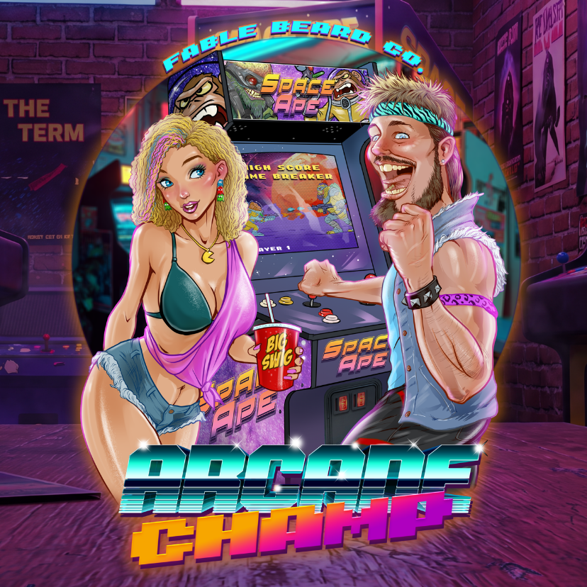 Arcade Champ - Retro Cola, Charged Vanilla Citrus, Spiced Nutmeg