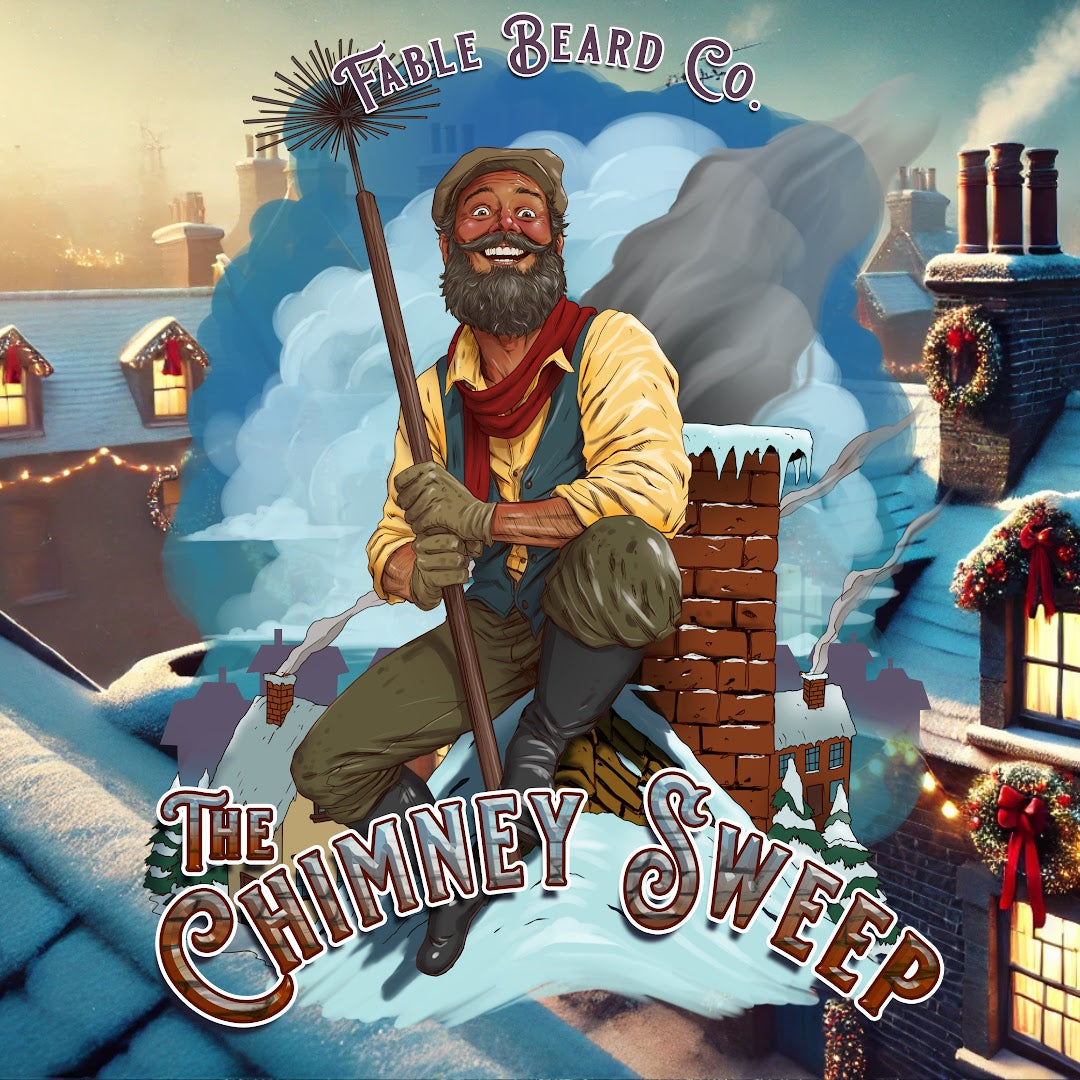 The Chimney Sweep - Winterberry Bushes, Chimney Plumes, Fresh Snowfall, Woodsy Cigar