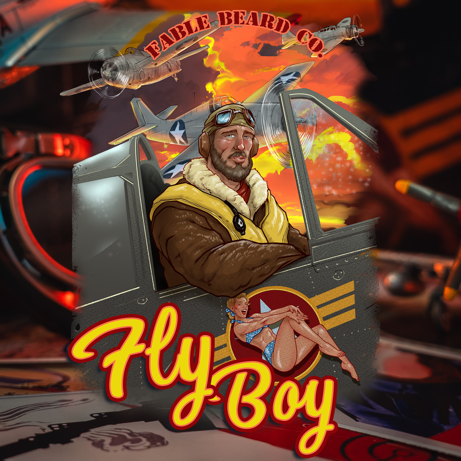 Flyboy - Vintage Barbershop, Officer's Reserve, Spiced Clove Ember