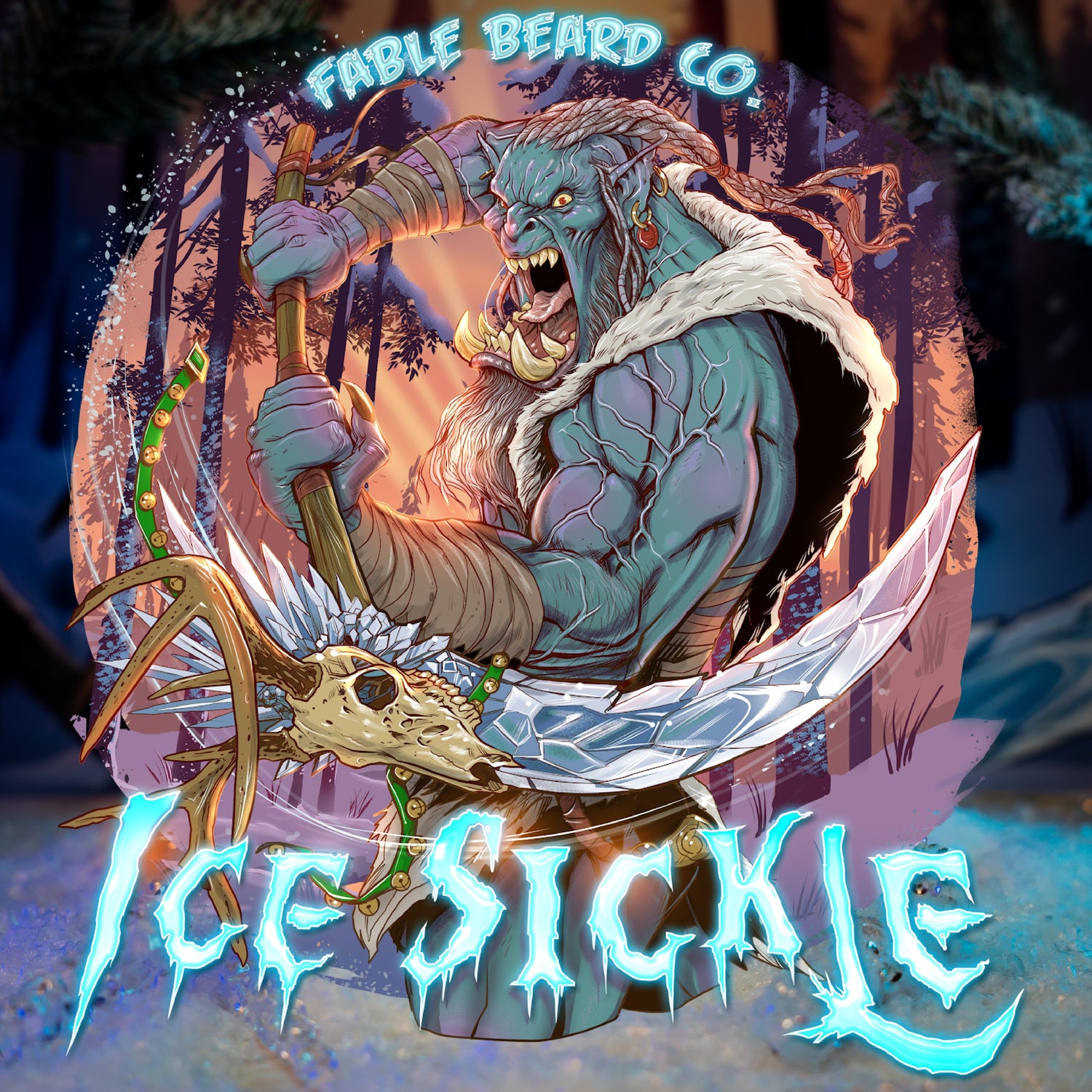Ice Sickle - Frosty Pine Sap, Chilled Juniper, Winter Spices