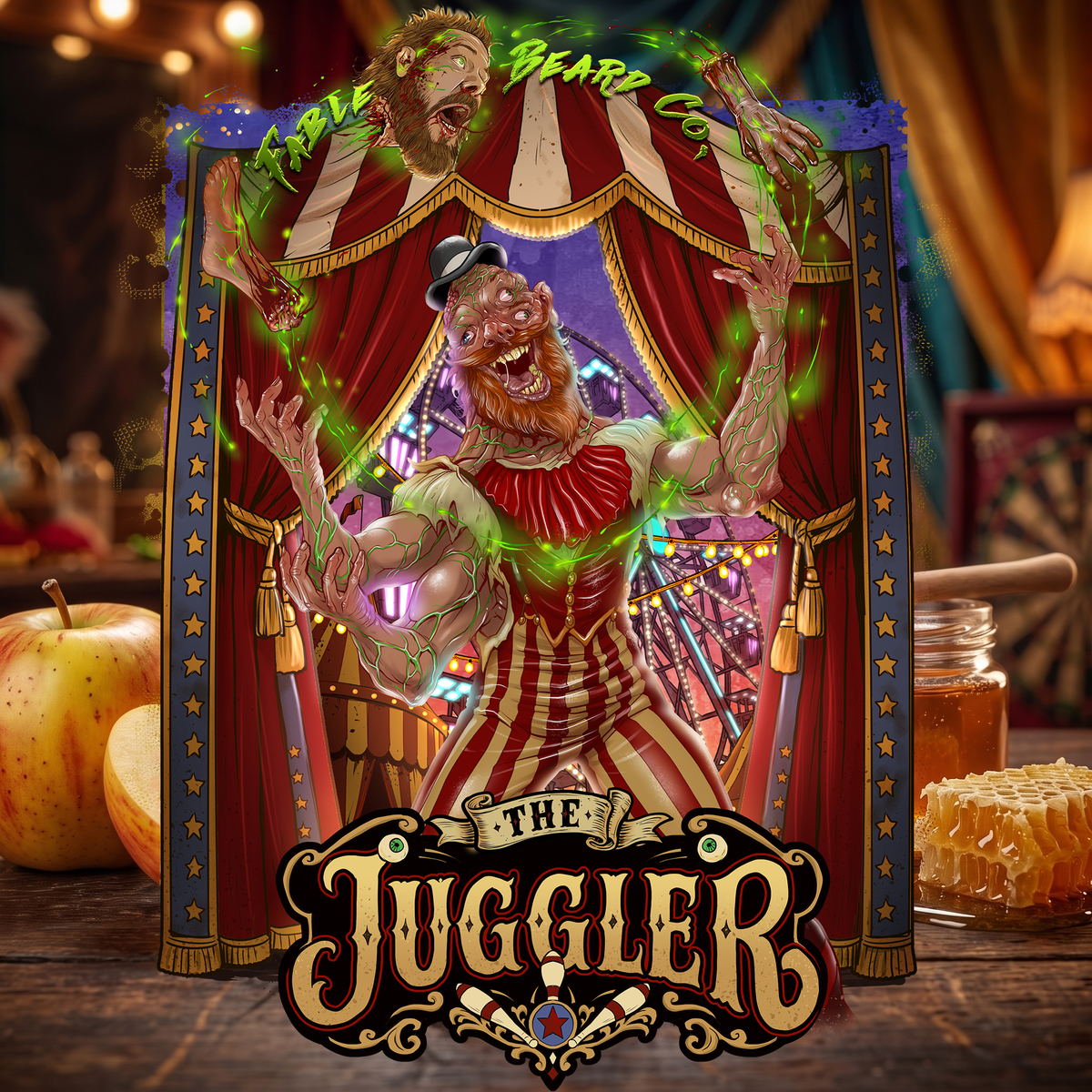The Juggler - Champagne Apples, Aged Teakwood, Vibrant Honey