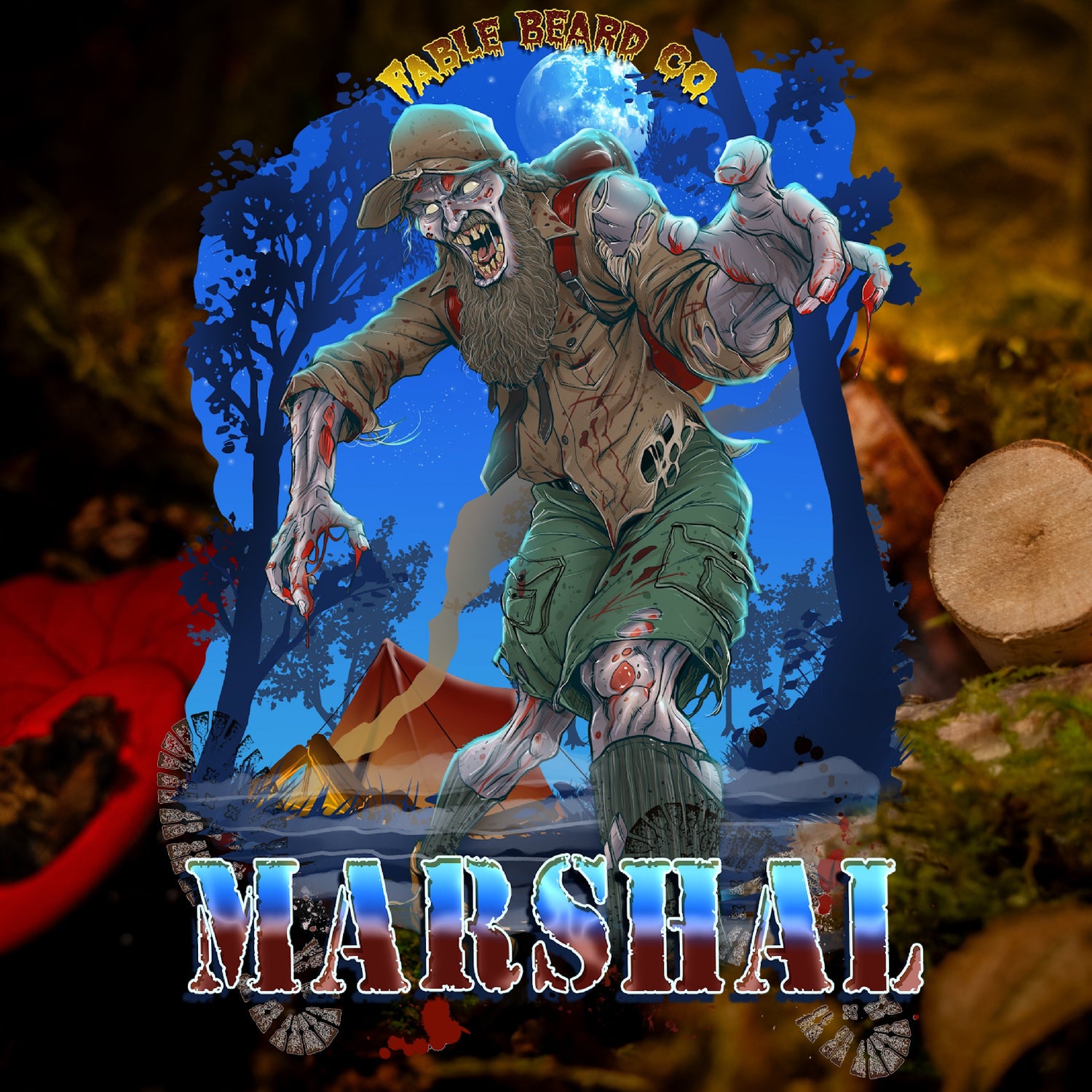 Marshal - Vanilla Tobacco, Cabin Logs, Forest Overgrowth