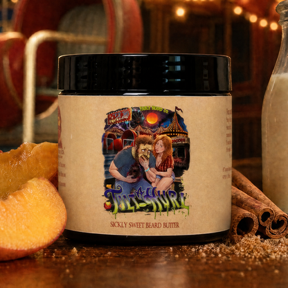 Tilt-A-Hurl - Beard Butter - Juicy Fair Peaches, Cinnamon Sugar Crumble, Vanilla Milk