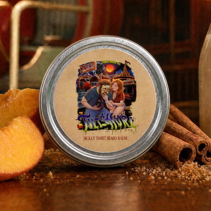 Tilt-A-Hurl - Beard Balm - Juicy Fair Peaches, Cinnamon Sugar Crumble, Vanilla Milk