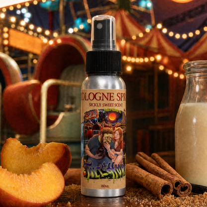 Tilt-A-Hurl - Cologne - Juicy Fair Peaches, Cinnamon Sugar Crumble, Vanilla Milk