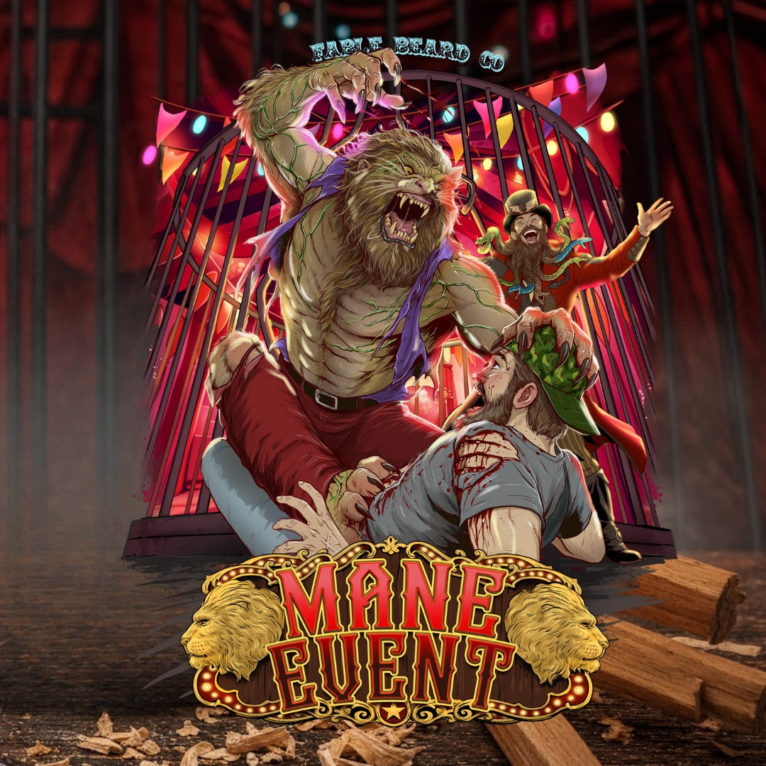 The Mane Event - Beard Oil - Fall Mountain Air, Warm Cashmere, Sandalwood Vanilla