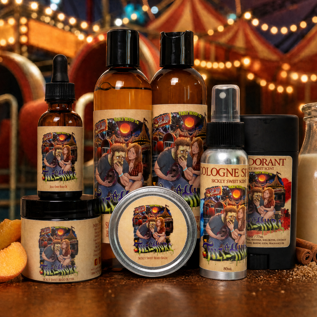 Tilt-A-Hurl - Ultimate Bundle - Juicy Fair Peaches, Cinnamon Sugar Crumble, Vanilla Milk