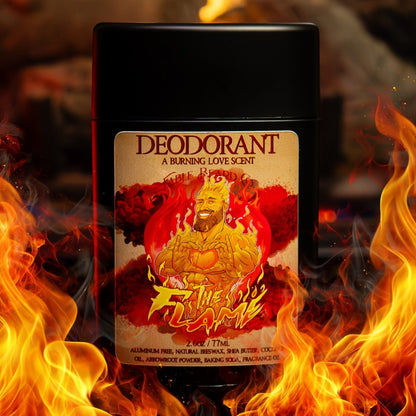 The Flame - Deodorant - Creamy Sandalwood, Rich Musk, Sparkling Champagne, and Honey Drizzle