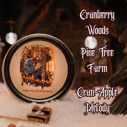 The Innkeeper - Beard Balm - Cranberry Woods, Pine Tree Farm, and Cran-Apple Melody