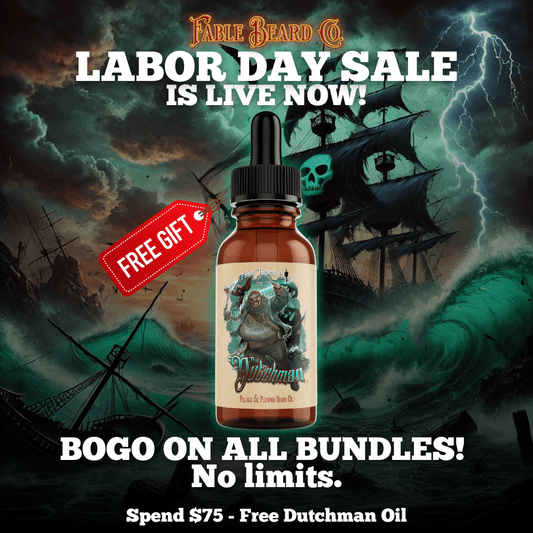 The Dutchman - Beard Oil - Open Sea, Dark Oak Planks, Ghastly Lime & Coconut, Haunting Musk