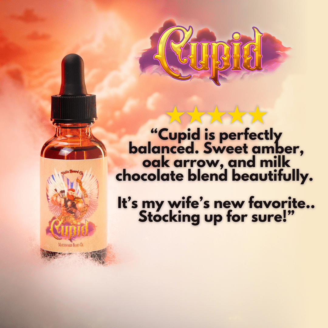 Cupid - Beard Wash - Sweet Amber, Vanilla Musk, Oak Arrow, Milk Chocolate