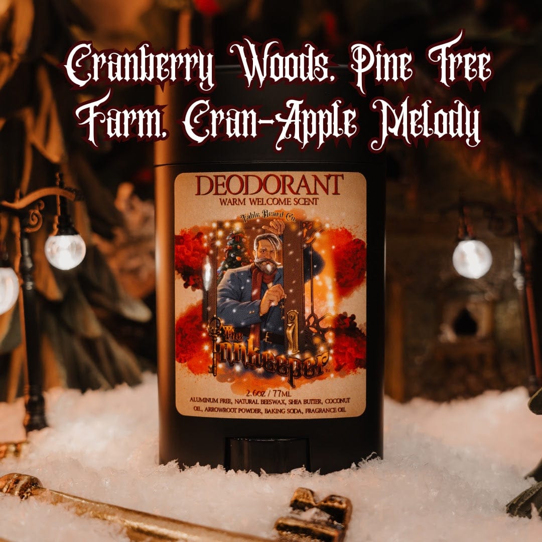 The Innkeeper - Deodorant - Cranberry Woods, Pine Tree Farm, and Cran-Apple Melody