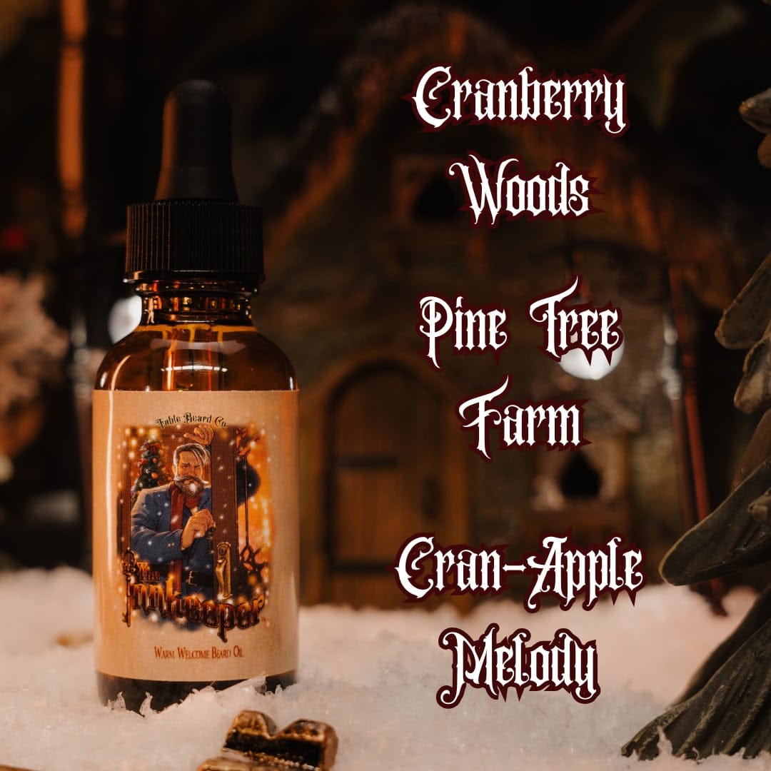 The Innkeeper - Beard Oil - Cranberry Woods, Pine Tree Farm, and Cran-Apple Melody