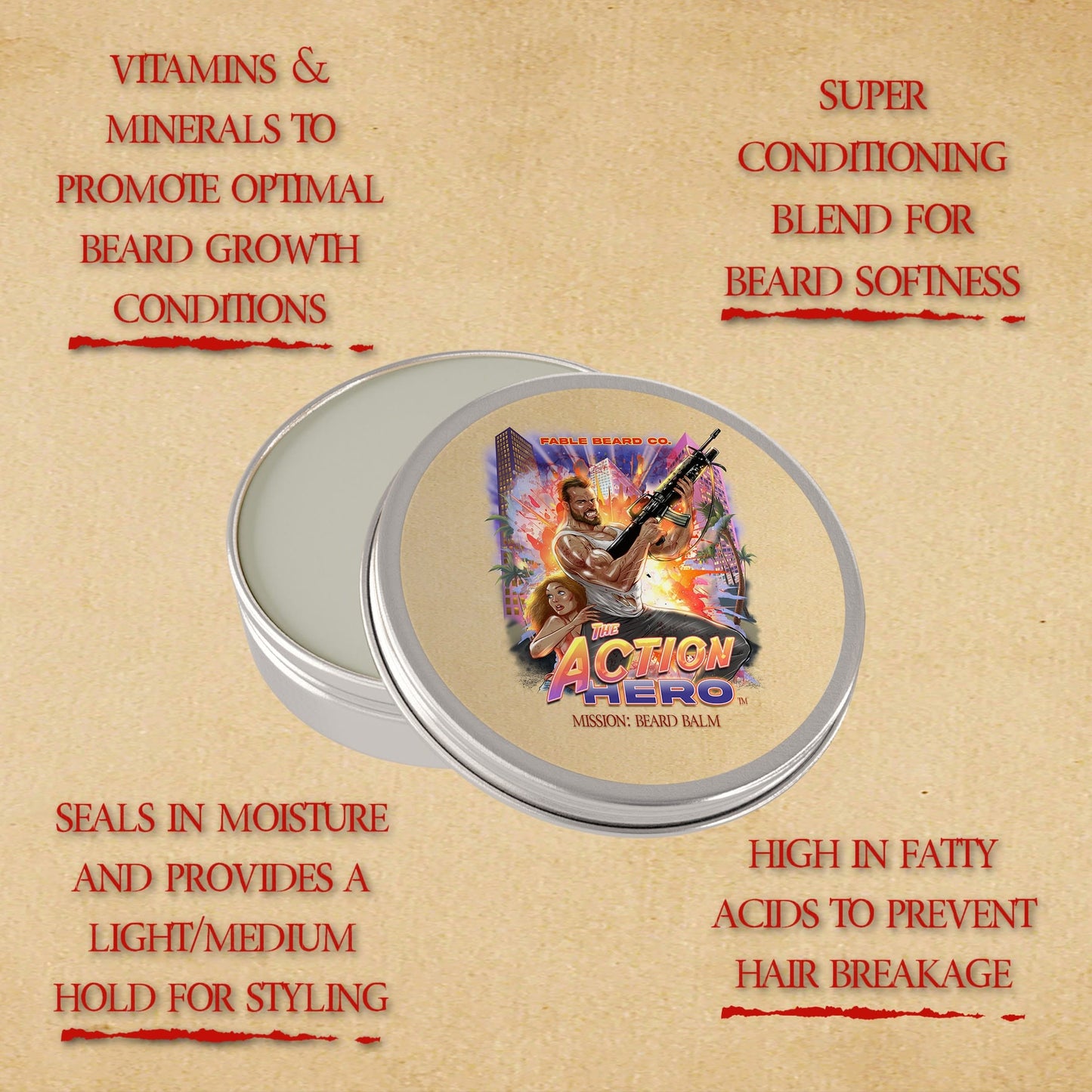 The Action Hero - Ultimate Bundle - Musky Cedarwood, Warm Caraway, Velvety Apricot
