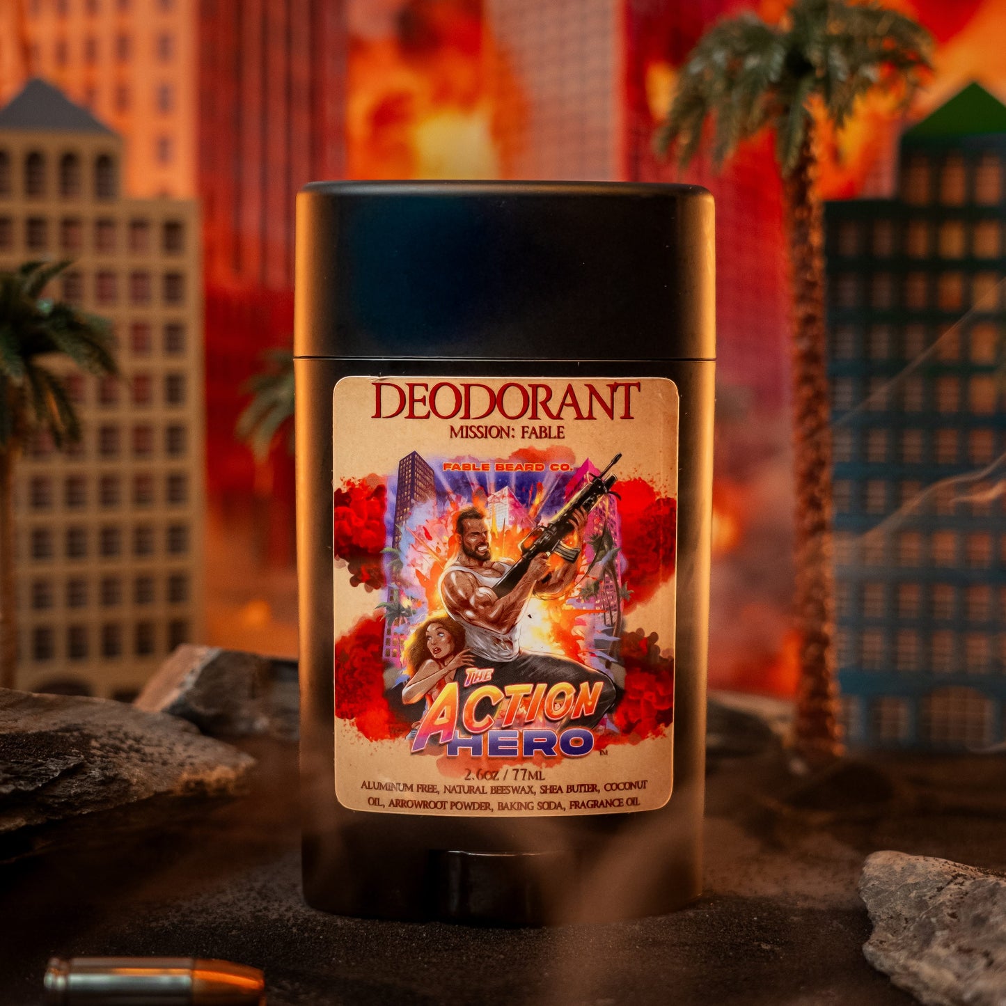 The Action Hero - Deodorant - Musky Cedarwood, Warm Caraway, Velvety Apricot