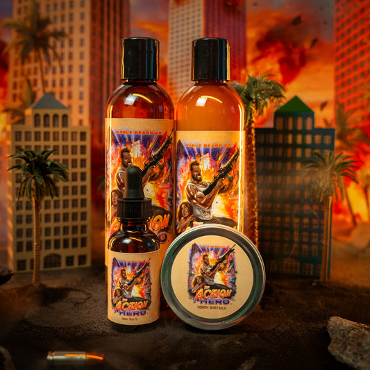 The Action Hero - Complete Balm Kit - Musky Cedarwood, Warm Caraway, Velvety Apricot