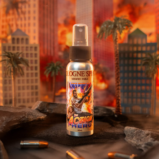 The Action Hero - Cologne - Musky Cedarwood, Warm Caraway, Velvety Apricot