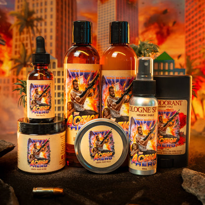 The Action Hero - Ultimate Bundle - Musky Cedarwood, Warm Caraway, Velvety Apricot